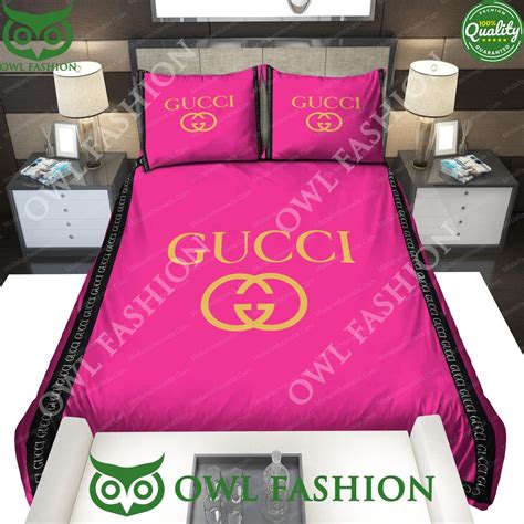 gucci bed sheets pink|Gucci couch.